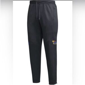 Adidas Black Joggers with Logo Accent